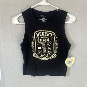Homegirl Society Black Cotton Top